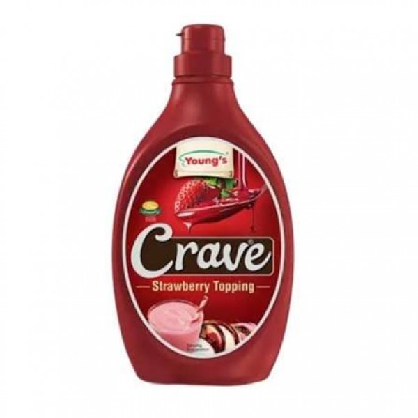 YOUNG`S CRAVE STRAWBERRY TOPPING 623GM